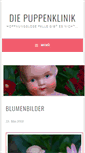 Mobile Screenshot of diepuppenklinik.de